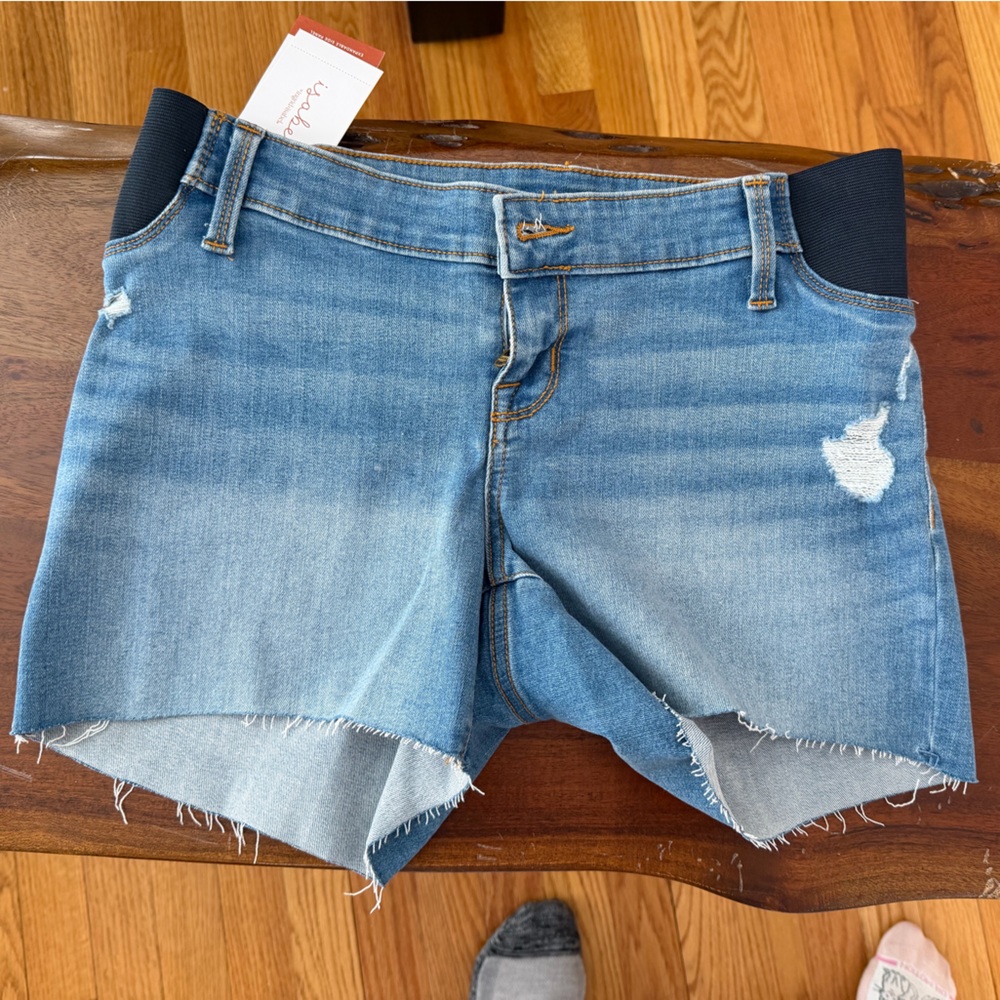 Isabel Maternity by Ingrid & Isabel Blue Jean Shorts